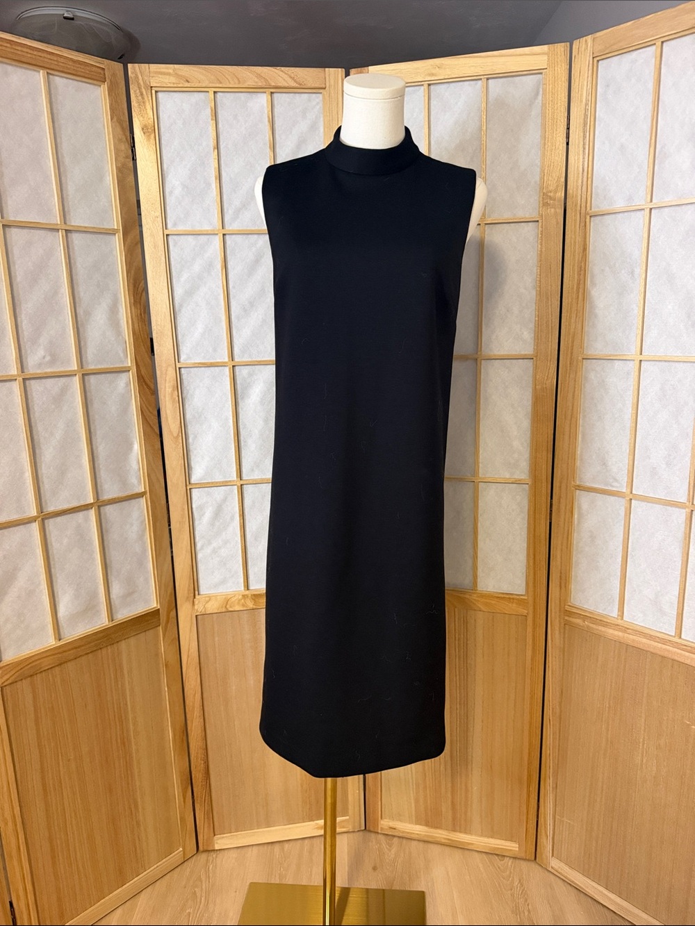 Ann Taylor Black Sleeveless Shift Dress - Picture 3 of 3